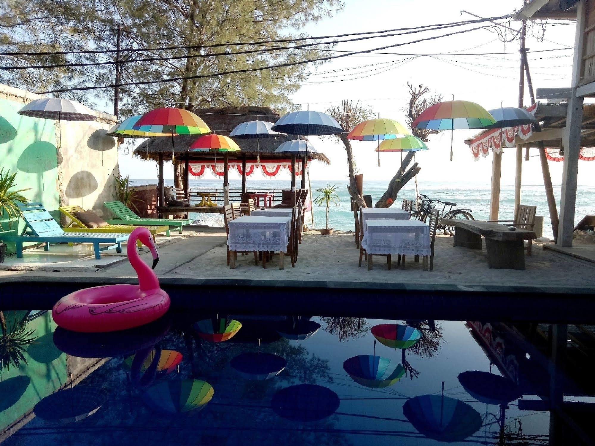 Pondok Windy Quần đảo Gili Ngoại thất bức ảnh