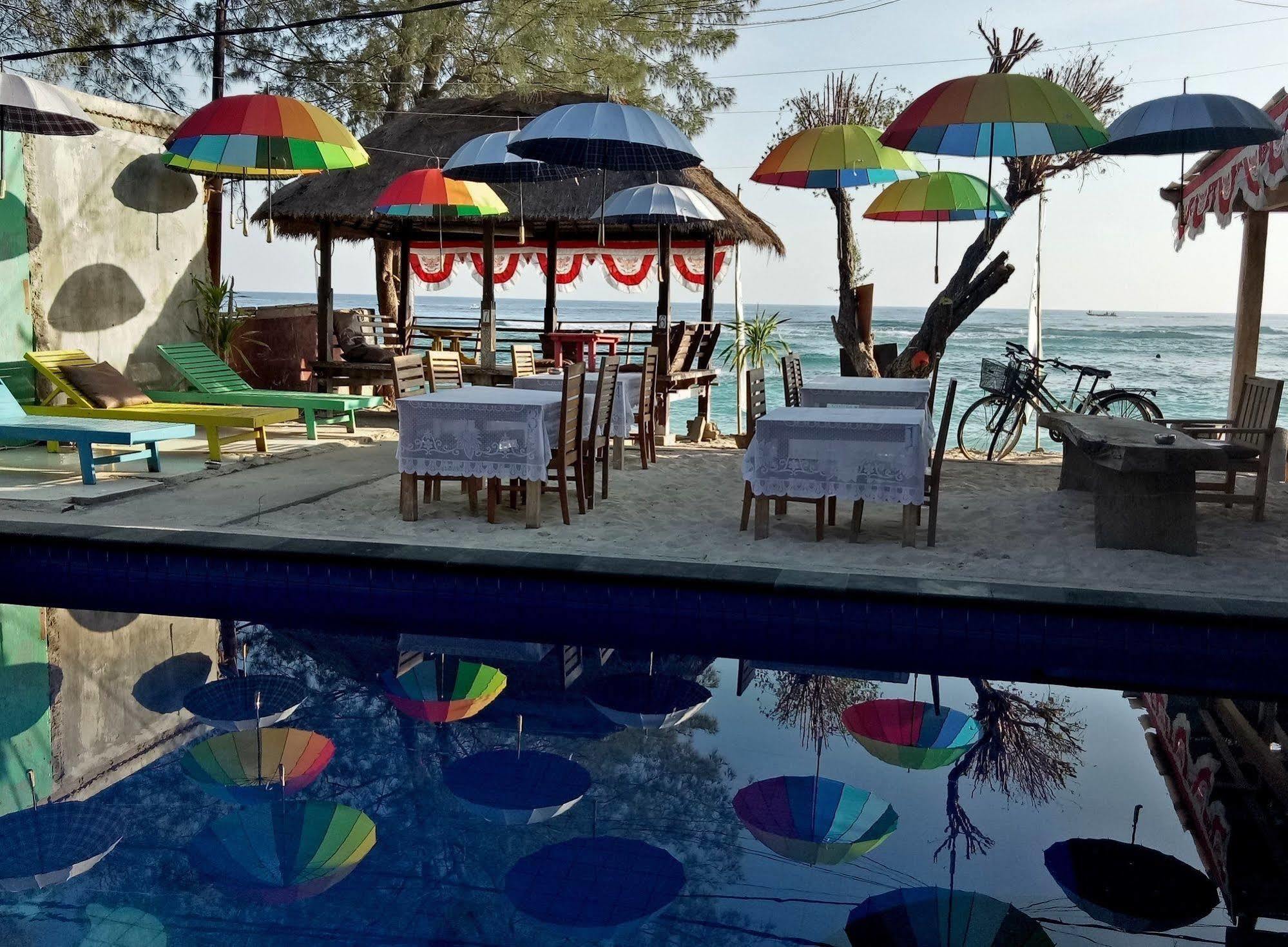 Pondok Windy Quần đảo Gili Ngoại thất bức ảnh